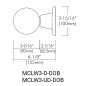 Preview: MCLW3-D-DOB, MCLW3-UD-DOB Linedrawing