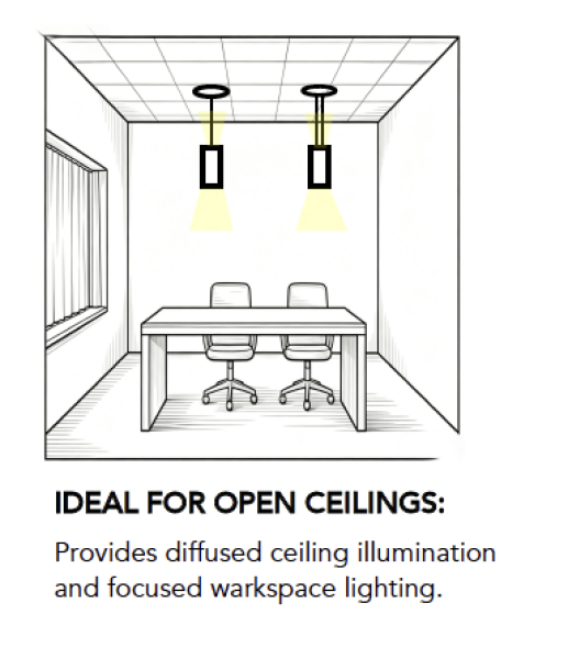 MCL8-LCT Idea for open ceilings